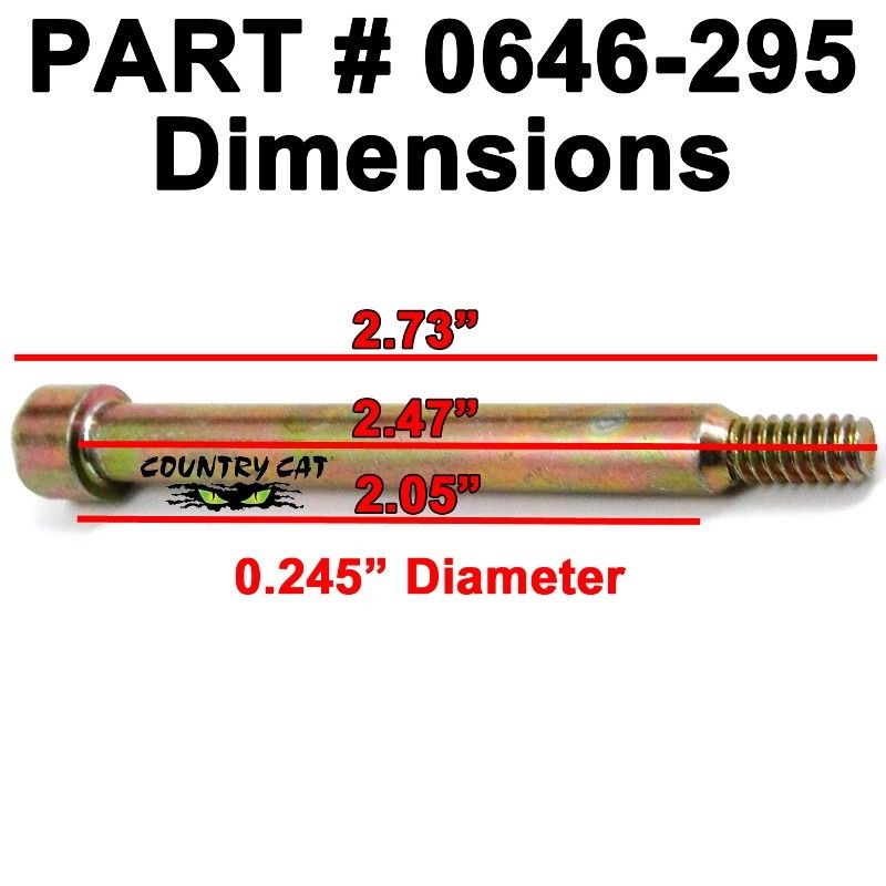 ARCTIC CAT - PIN, CAM-ARM - 0646-295