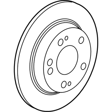 HONDA AUTOMOTIVE - DISK REAR BRAKE (10T) - 42510-TBF-A00