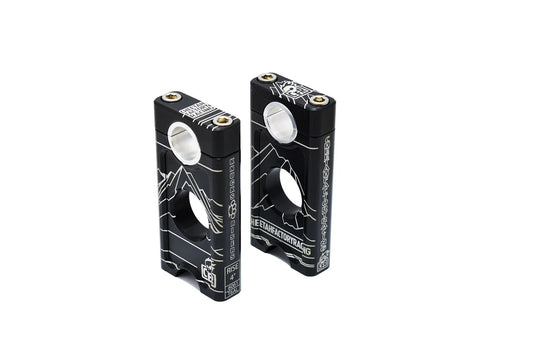 CHEETAH FACTORY RACING - KNUCKS RISERS 2" - BLACK - CFR-CD29