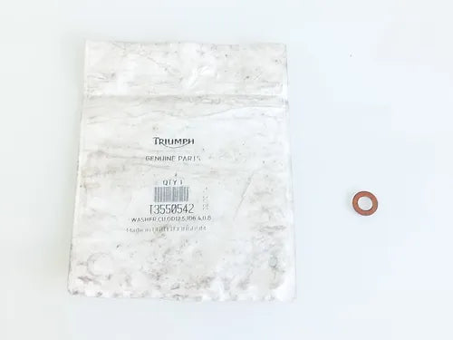TRIUMPH - Washer Cu OD12.5 x Id6.4 - T3550542