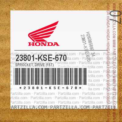 HONDA OEM SPROCKET | 23801-KSE-670