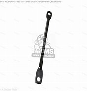 HONDA - Left Rear Fender Stay Rod - 80126-HC4-770