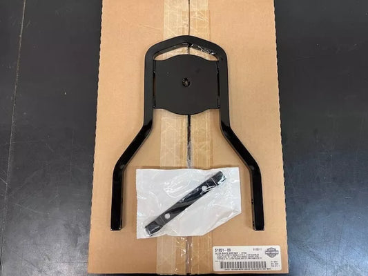 HARLEY-DAVIDSON - GLOSS BLACK UPRIGHT SISSY BAR - 51851-09