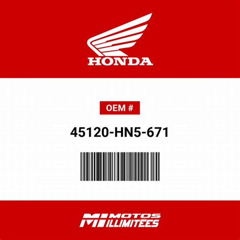 Honda OEM 45120-HN5-671 Back Plate Comp L genuine replacement part