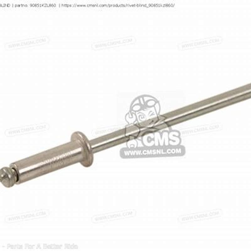 Honda OEM 90851-YM2-000 Rivet Blind 4X10 genuine replacement part