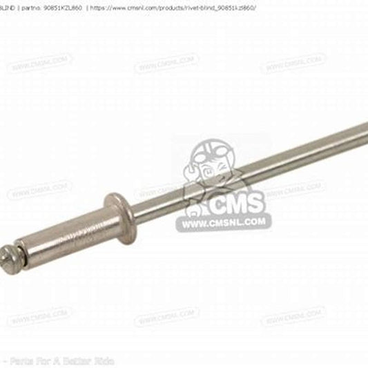 Honda OEM 90851-YM2-000 Rivet Blind 4X10 genuine replacement part