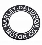 HARLEY-DAVIDSON - MOTOR CO. SCRIPT FUEL CAP MEDALLION - 61300585