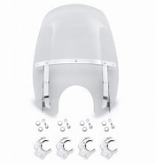 HARLEY-DAVIDSON - Wind Splitter Quick-Release Compact Windshield - 57400333