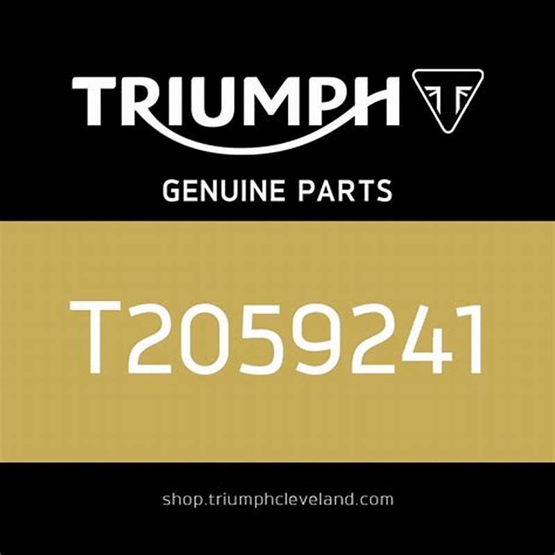 Triumph OEM T2059241 Rubbing Strip,c genuine replacement part