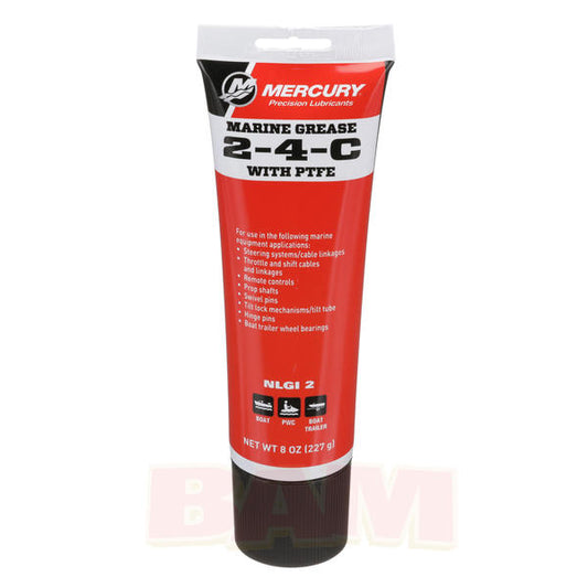 Mercury-Mercruiser - Marine Lubricant with Teflon, 8 oz Tube - 92-802859A1 2-4-C
