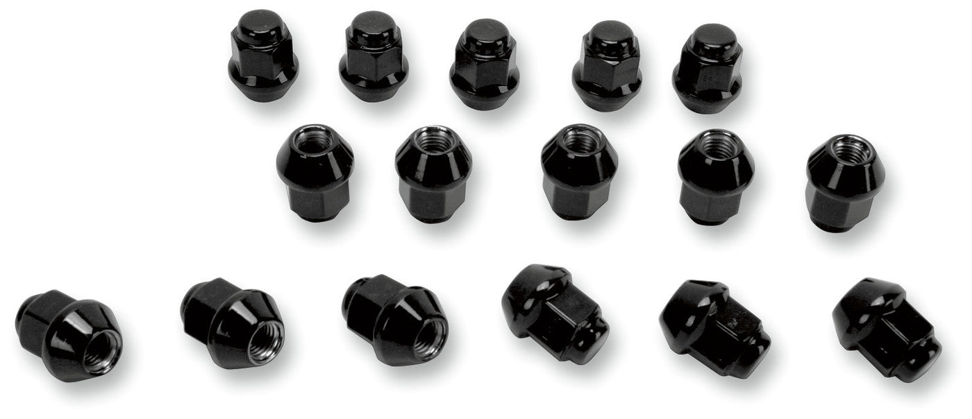 ITP - 10MM BLACK LUG NUT 60DEG TAPERED (16) - BLUG11BX