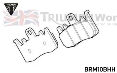 TRIUMPH - Pad Set, Caliper, BRM10B, Inter - T2029091