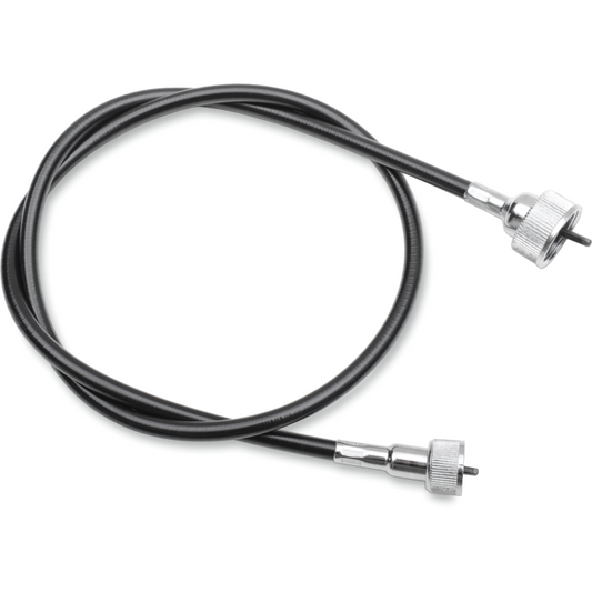 DRAG SPECIALTIES - 	80-83FXWG/62-80FLH BLK SPEEDO CABLE - 4390300B