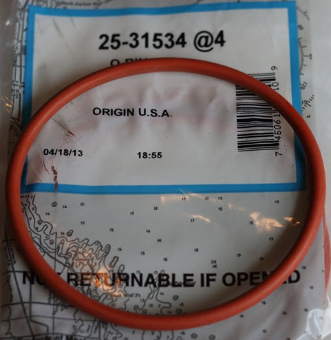 Mercury / Quicksilver - O-RING, BEARING CARRIER - 25-31534