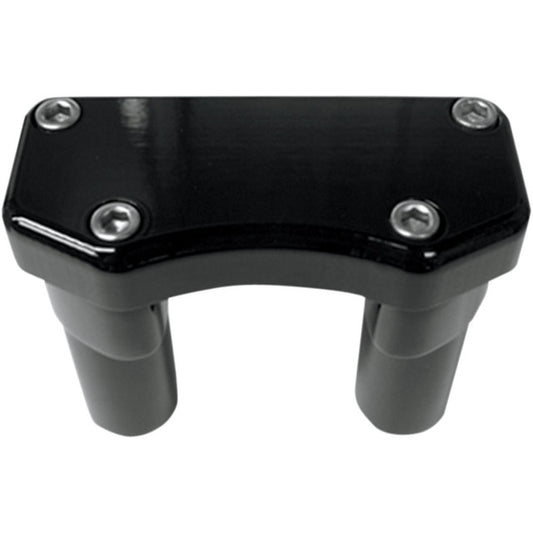 DRAG SPECIALTIES - RISER BUFF W/CLAMP 3" - BLK - 0602-0587