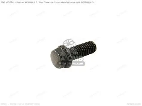 HONDA - Honda Bolt Socket (6X18) - 96700-0601817