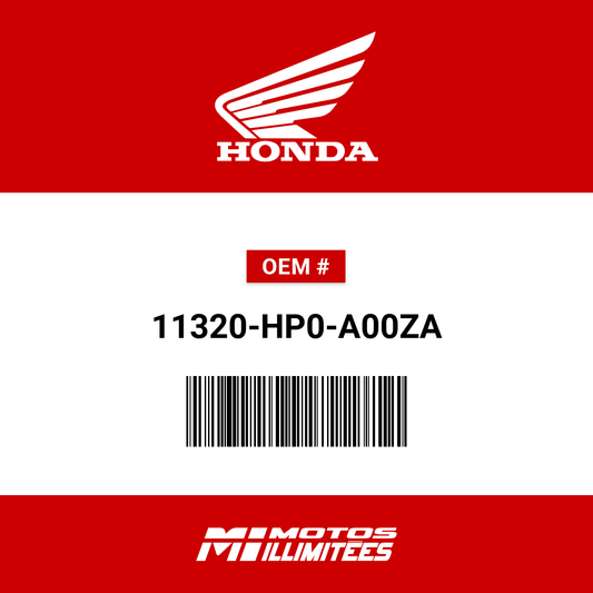 HONDA - COVER LEFT ENGINE SIDE NHA41MR - FLINT SILVER METALLIC - 11320-HP0-A00ZA