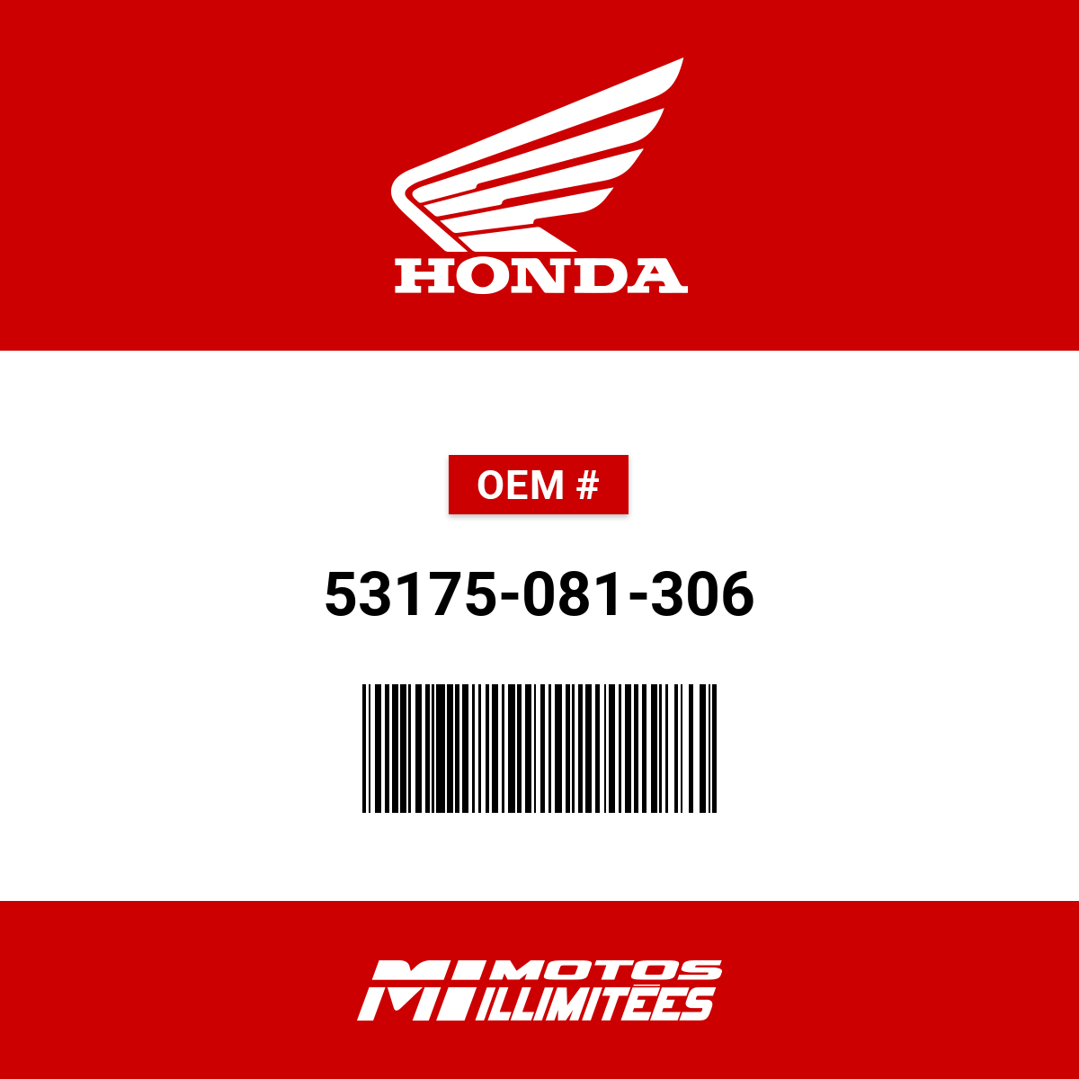 HONDA - Lever Right Handlebar - 53175-081-306