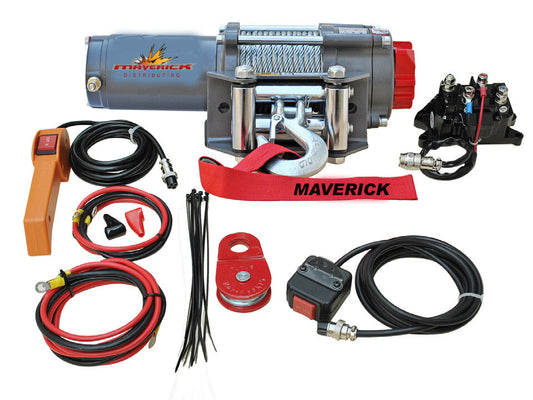 MAVERICK - RUNVA 3500LB WINCH KIT-STEEL CABLE - RUNEWP3500A-U