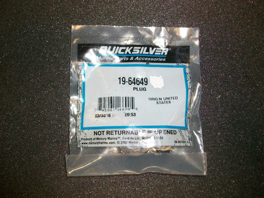 QUICKSILVER - OUTBOARD PLUG - 19-64649