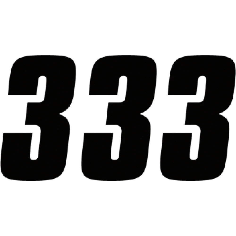 FACTORY EFFEX - 4" NUMBER BLACK #3 - 08-90003