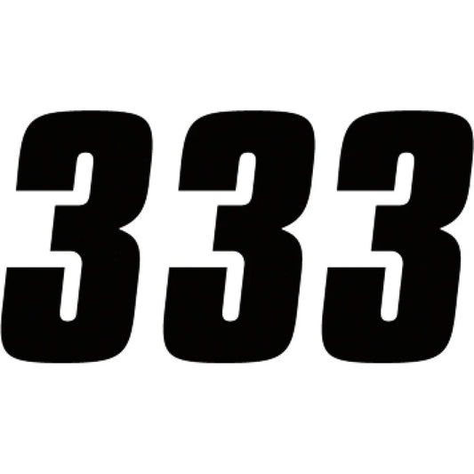 FACTORY EFFEX - 4" NUMBER BLACK #3 - 08-90003