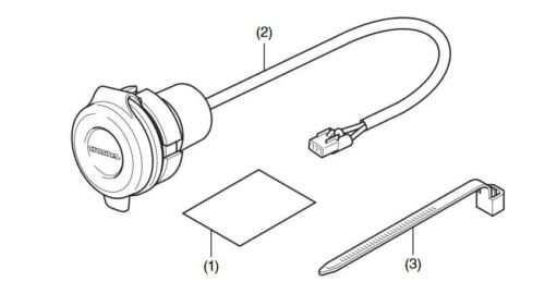HONDA - KIT ACCESSORY SOCKET - 08U79-MKC-A00
