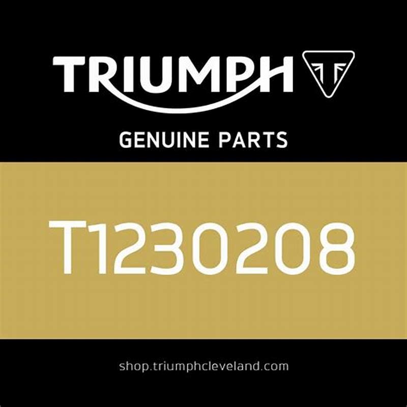 Triumph OEM T1230208 Gasket, Sump genuine replacement part