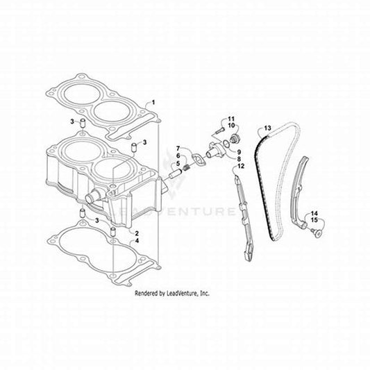 Arctic Cat OEM 3303-503 Guide,comp Cam Chain genuine replacement part