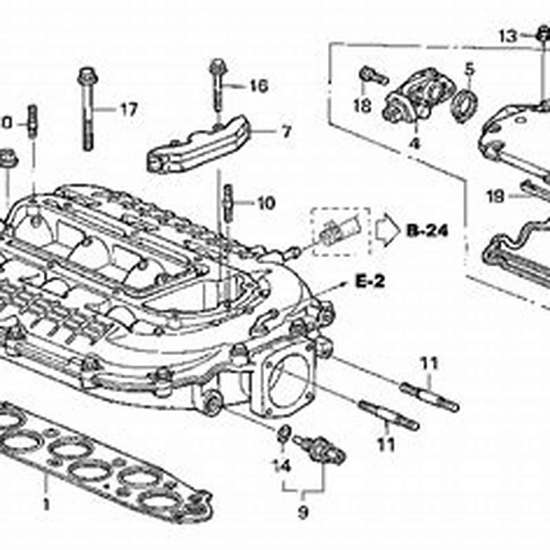Honda OEM 17105-RCJ-A01 Gskt IN Mnfld genuine replacement part