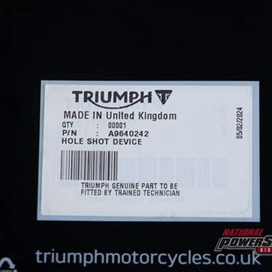 Triumph OEM A9640242 Hole Shot Devic genuine replacement part
