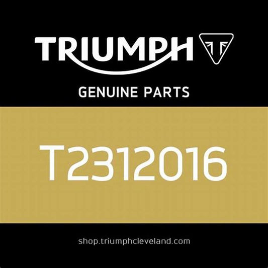 Triumph OEM T2312016 Number Board,fr genuine replacement part