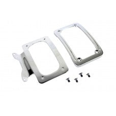 HARLEY-DAVIDSON - Curved License Plate with Frame Chrome - 67900056