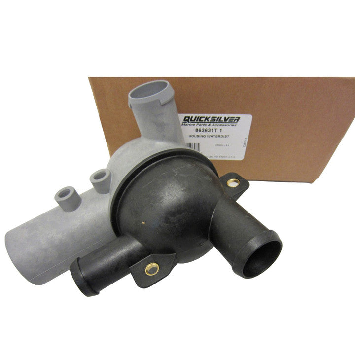 863631T 1 - OEM MerCruiser Water Distribution Housing (3 & 7 Point Drain - Standard Cooling) 863631a1 863631t1